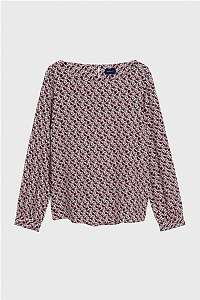 KOŠEĽA GANT D1. AUTUMN PRINT VISCOSE BLOUSE