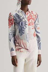 KOŠEĽA GANT D1. SEASHELL COT/SILK SHIRT