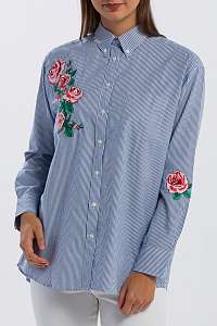 KOŠEĽA GANT O1. EMBROIDERED ROSE SHIRT