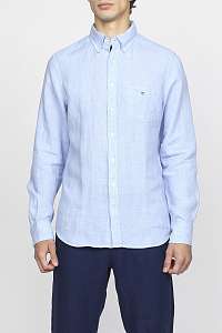 Košile GANT THE LINEN SHIRT REG BD