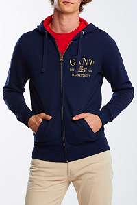 MIKINA GANT D1. FLAG CREST FULL ZIP HOODIE