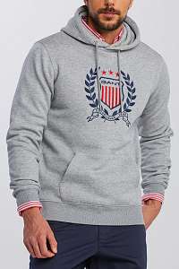 MIKINA GANT D1. GANT CREST HOODIE