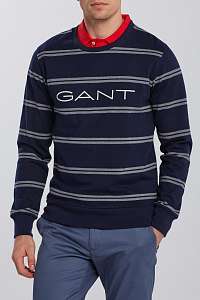 MIKINA GANT D1. GANT DOUBLE STRIPE C-NECK
