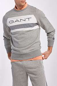 MIKINA GANT D1. GANT STRIPE C-NECK SWEAT