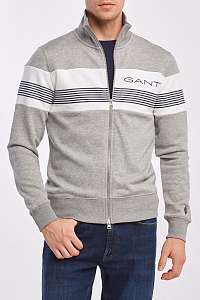 MIKINA GANT D1.GANT STRIPE SWEAT ZIP THROUGH