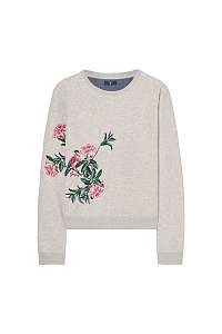 MIKINA GANT O. EMBROIDERED C-NECK SWEAT