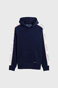 MIKINA GANT O1.GANT ARCHIVE STRIPE SWEAT HOODIE