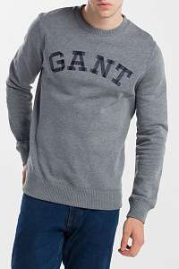 MIKINA GANT O2. CONTRAST BACKSIDE C-NECK SWEAT