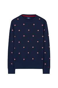 MIKINA GANT OP1. STAR EMB C-NECK SWEAT