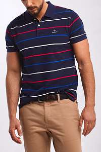 POLOKOŠEĽA GANT BRETON STRIPE PIQUE SS RUGGER
