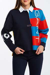 POLOKOŠEĽA GANT D1. RW COLOR BLOCK HEAVY RUGGER