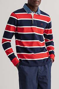 POLOKOŠEĽA GANT D2. DENIM COLLAR LS RUGGER
