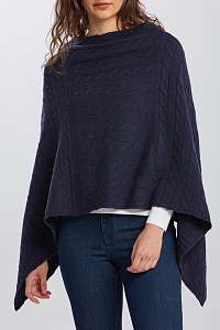 PONČO GANT D2. LAMBSWOOL CABLE PONCHO