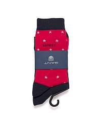 PONOŽKY GANT 2-PACK STARS SOLID SOCKS
