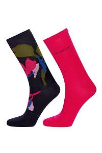 PONOŽKY GANT D1. 2-PACK FLOWER INTARSIA SOCKS