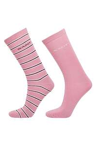 PONOŽKY GANT D1. 2-PACK SOLID AND STRIPE SOCKS