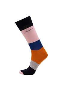 PONOŽKY GANT D1. COLOR BLOCK SOCKS 1-PACK