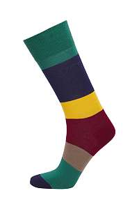 PONOŽKY GANT D1. COLOR BLOCK SOCKS