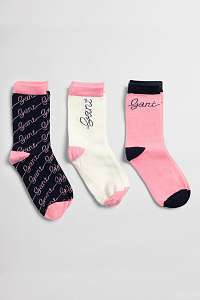 PONOŽKY GANT D1. GANT SCRIPT 3-PACK SOCK