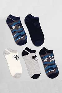 PONOŽKY GANT D1. LANDSCAPE SNEAKER SOCKS 5-PACK