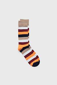 PONOŽKY GANT D1. MULTICOLOR BLOCKSTRIPE SOCK