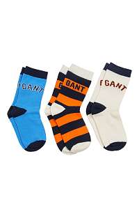 PONOŽKY GANT D1. PREPPY 3 PACK SOCKS