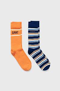 PONOŽKY GANT D1. STRIPE AND LOGO SOCK GIFTBOX