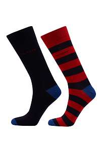 PONOŽKY GANT D1. STRIPE AND SOLID SOCKS 2-PACK