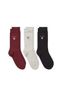 PONOŽKY GANT TB. 3 PACK GANT SHIELD SOCKS