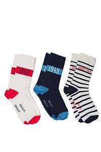 PONOŽKY GANT TB. 3 PACK SOCKS