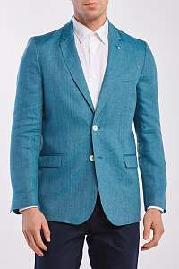 SAKO GANT D1. SLIM LINEN HERRINGBONE BLAZER