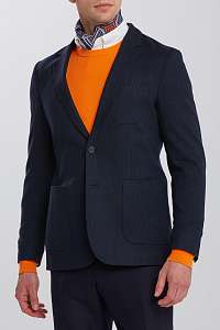 SAKO GANT D1. SLIM STRUCTURED FLANNEL BLAZER