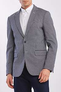 SAKO GANT D1. WASHABLE JERSEY GINGHAM BLAZER