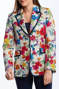 SAKO GANT D2. HUMMING FLORAL SHAPED BLAZER