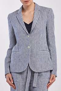 SAKO GANT D2. LINEN STRIPE SLIM BLAZER