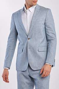 SAKO GANT D2. SLIM STRETCH LINEN SUIT JKT