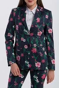 SAKO GANT O2. FLORAL PRINT BLAZER