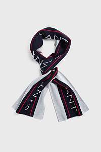 ŠÁL GANT D1. ARCHIVE STRIPE LOGO SCARF
