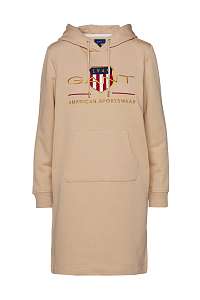 ŠATY GANT ARCHIVE SHIELD HOODIE DRESS