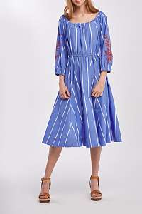 ŠATY GANT D2. EMBROIDERED STRIPE DRESS