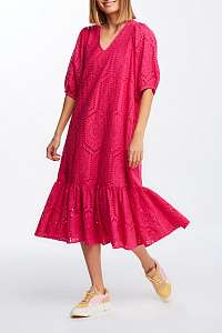 ŠATY GANT D2. EMBROIDERY ANGLAISE MIDI DRESS