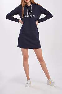 ŠATY GANT LOCK UP HOODIE DRESS