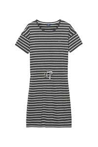 ŠATY GANT O. DROPPED SHOULDER STRIPED DRESS