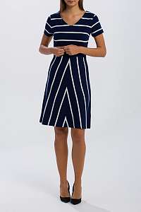 ŠATY GANT O2. STRIPED FLARED DRESS