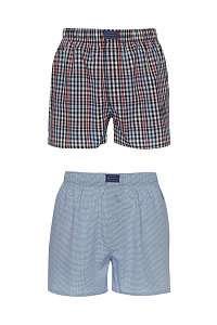 SPODNÁ BIELIZEŇ GANT CHECK BOXER SHORTS 2-PACK