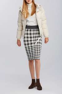 SUKŇA GANT D2. CHECKED KNITTED SKIRT