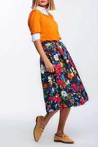 SUKŇA GANT D2. HUMMING FLORAL PLEATED SKIRT