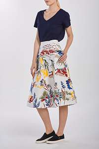 SUKŇA GANT D2. RIVIERA VIEW PRINTED SKIRT