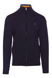 SVETER GANT D1. DOUBLE FACED FULL ZIP CARDIGAN