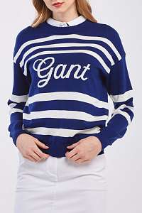 SVETER GANT D1. GANT STRIPE LOGO CREW